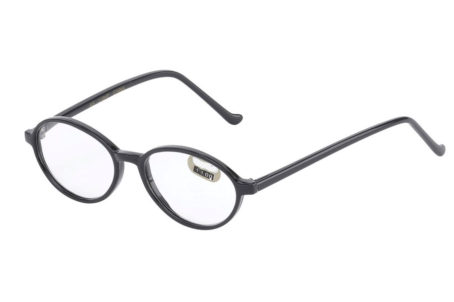 Sort moderigtig brille i enkelt og stilet design