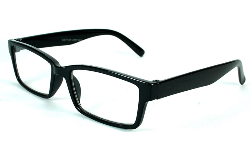 Flot hverdagsbrille i sort og enkelt design
