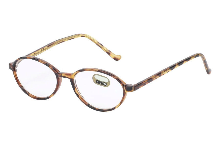 Moderigtig brille i oval rundt design