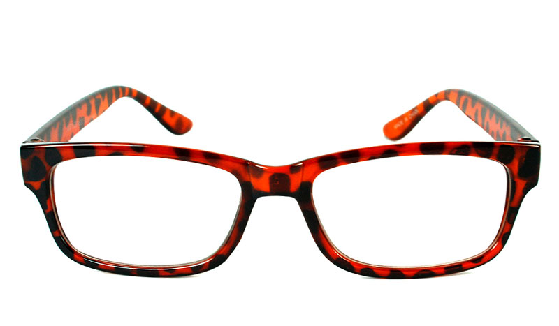 Flot rødbrun leopard/skildpadde hverdagsbrille - hverdagsbriller.dk - billede 2
