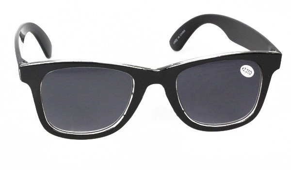 Sort solbrille med styrke - Design nr. B61