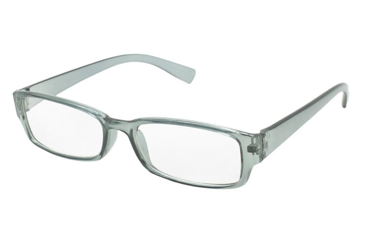 Grå transparent brille med styrke - Design nr. b234