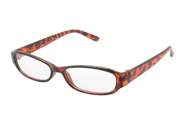 Flot hverdagsbrille i skildpadde / leopard stel. - Design nr. b239