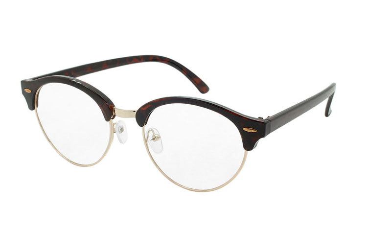 Flot moderigtig brille i leopard / skildpaddebrunt stel - Design nr. b257
