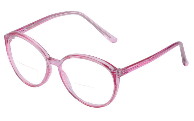 Flot feminin retro brille med læsefelt