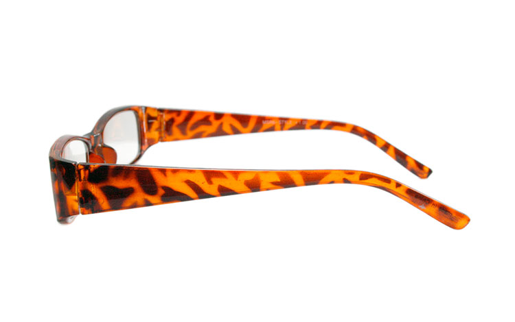 Hverdags læsebrille med styrke i skildpaddebrunt stel - hverdagsbriller.dk - billede 3