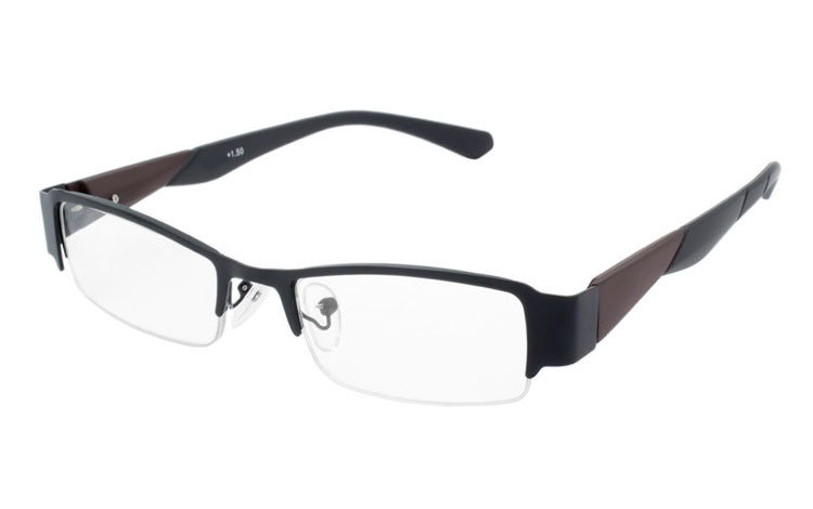 Herre brille med styrke i enkelt design - Design nr. b320