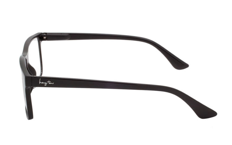 Flot og elegant brille i sort enkelt og stilet design - hverdagsbriller.dk - billede 3