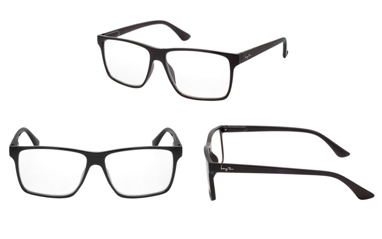 Flot og elegant brille i sort enkelt og stilet design - hverdagsbriller.dk - billede 4