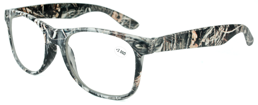 Læsebrille i wayfarer design. - Design nr. b43