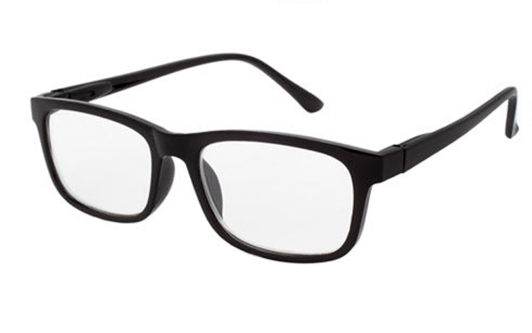 Sort brille i smart enkelt design. - Design nr. b444