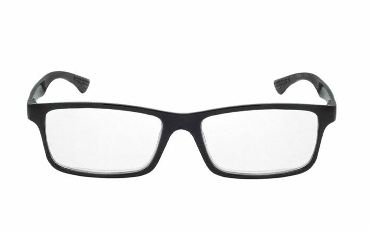 Sort MINUS brille i enkelt og stilet design - hverdagsbriller.dk - billede 2