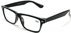 Læsebrille med hvid stribe